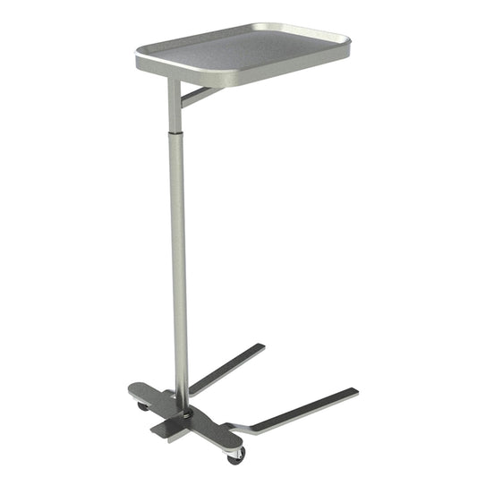 Mayo Instrument Stand, Stainless Steel with Foot Pedal, 16" x 21" (DROP SHIP ONLY)