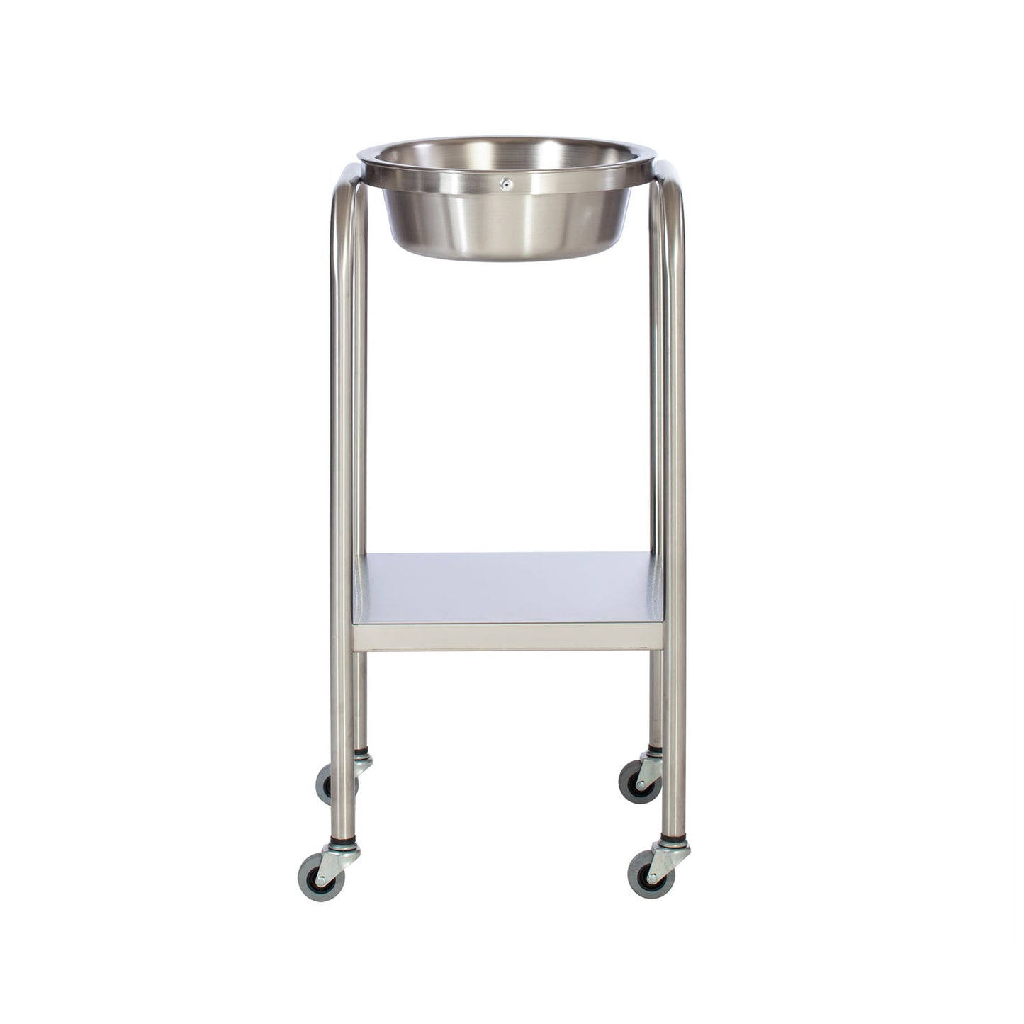 Single Basin Stand with Shelf, Stainless Steel (DROP SHIP ONLY)