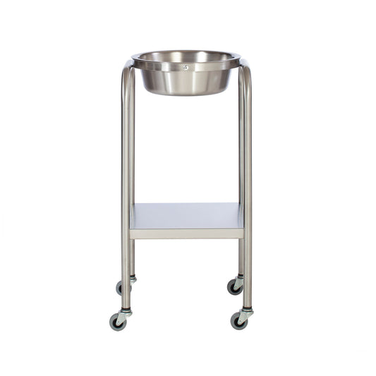Single Basin Stand with Shelf, Stainless Steel (DROP SHIP ONLY)