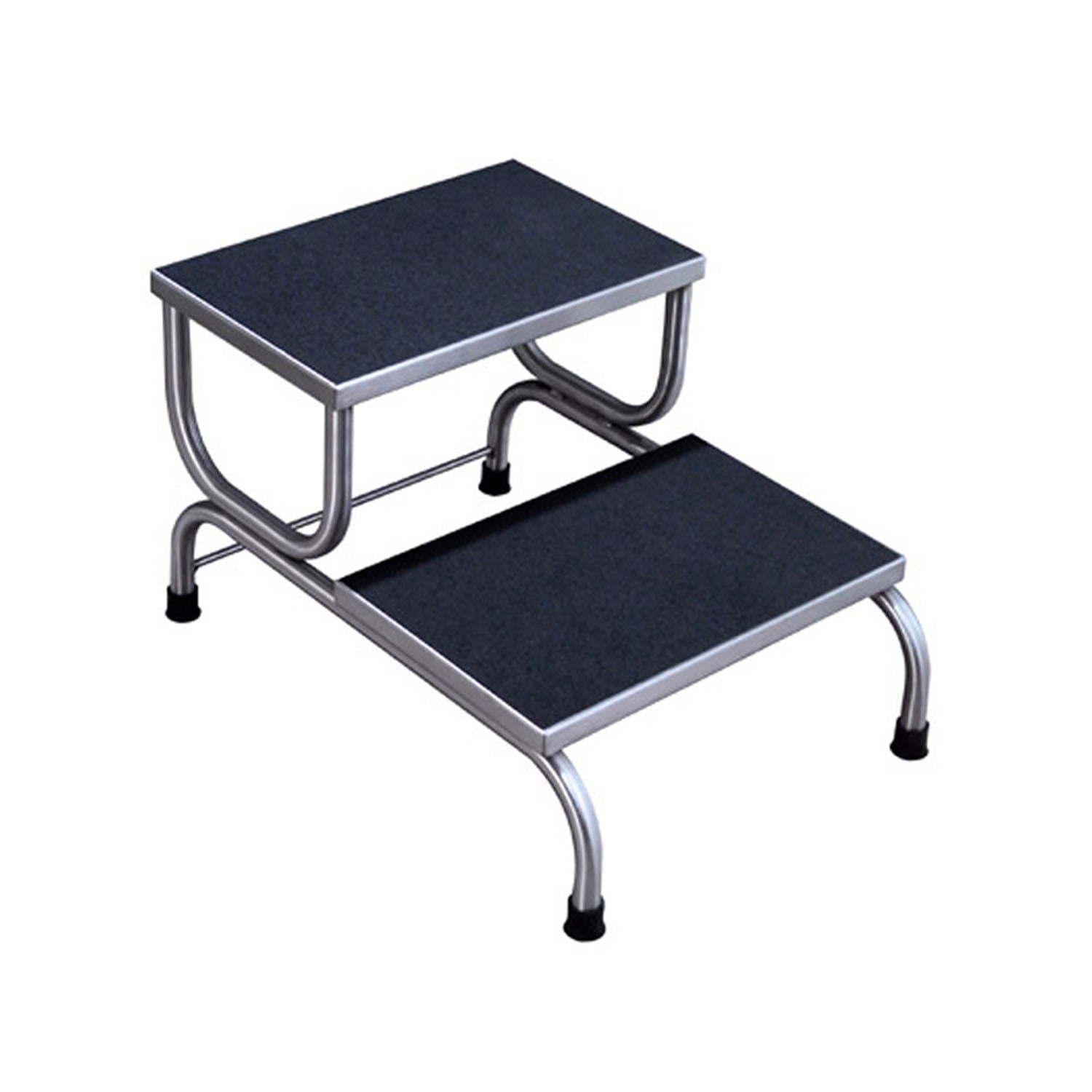 Step Stool, 2-Step, Stainless Steel, 18"W x 15"H x 25"D (DROP SHIP ONLY)