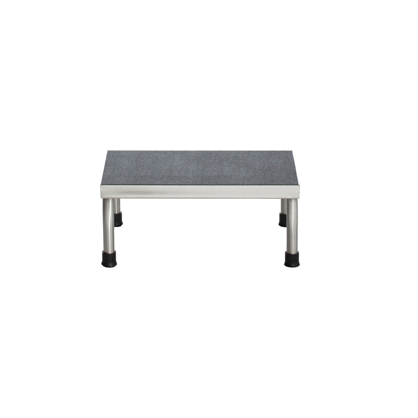 Step Stool, 1-Step, Stainless Steel, 18"W x 7 5/8"H x 12"D (DROP SHIP ONLY)