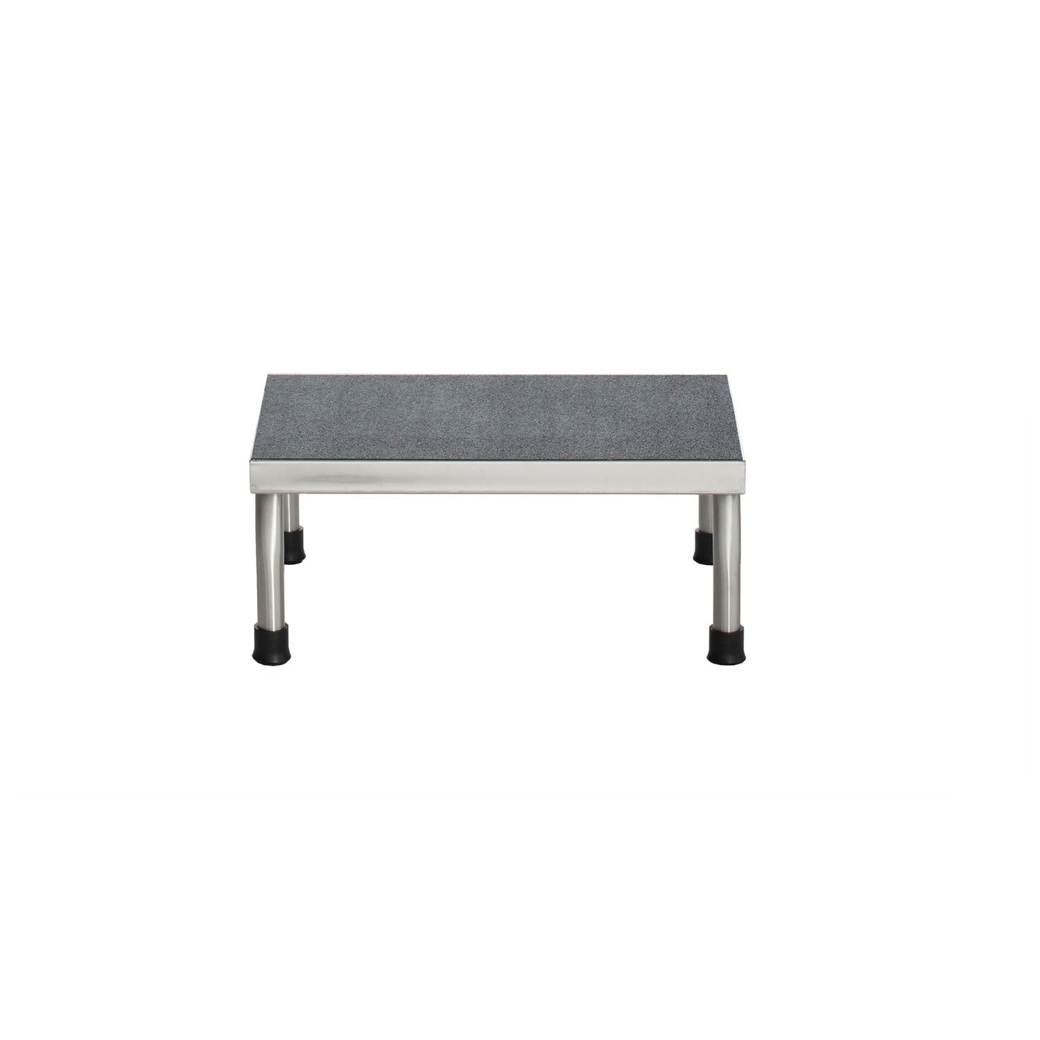 Step Stool, 1-Step, Stainless Steel, 18"W x 7 5/8"H x 12"D (DROP SHIP ONLY)