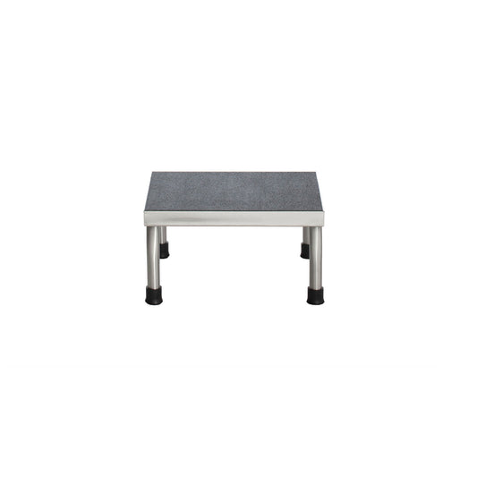Step Stool, 1-Step, Stainless Steel, 14"W x 7 5/8"H x 10"D (DROP SHIP ONLY)