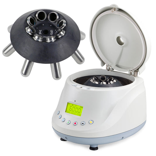 Centrifuge, BX, Variable Speed 1,000-11,000 RPM, 0-99 min. Digital Timer, 6 Place and 24 Place Microhematocrit Rotor, 110V (US Only) (DROP SHIP ONLY)