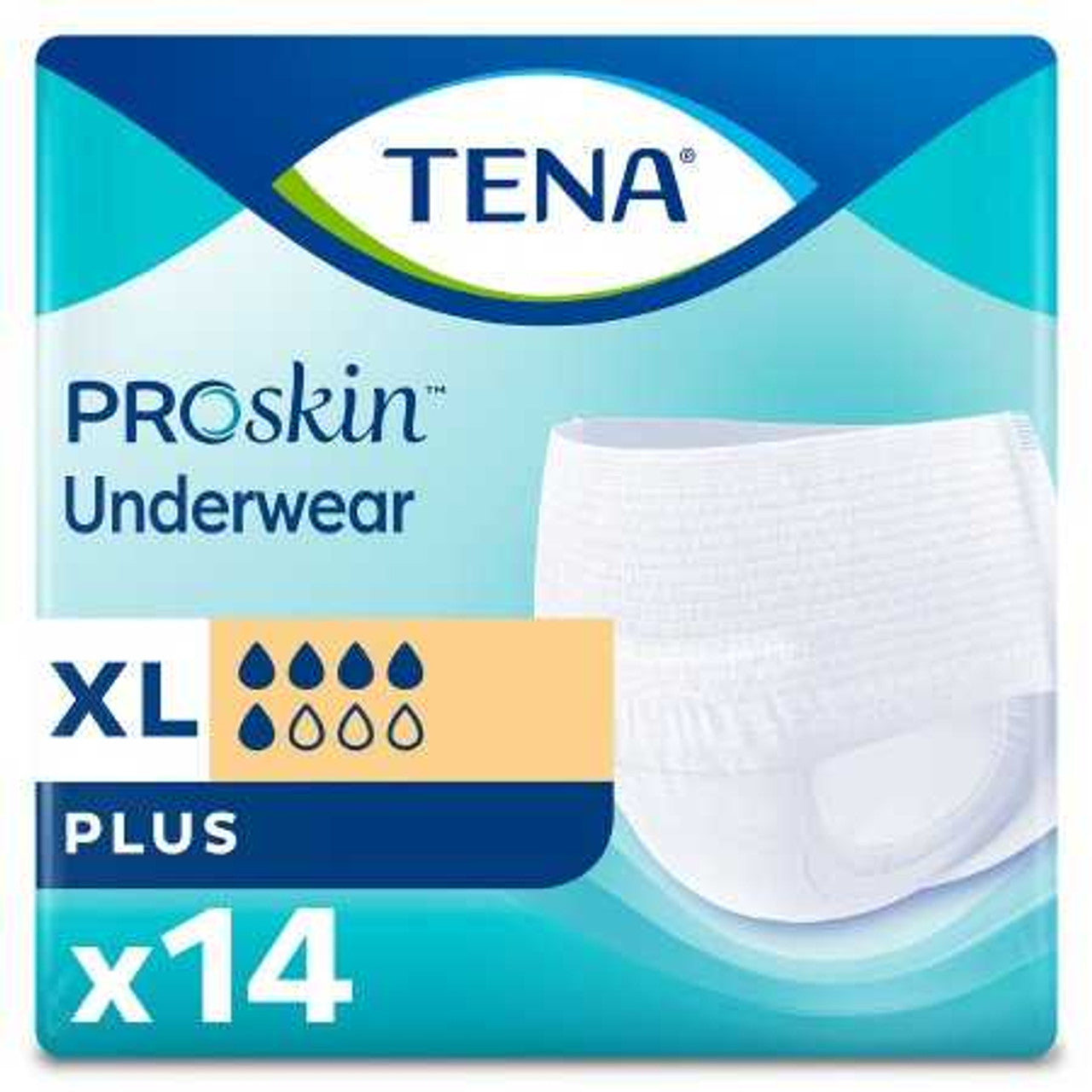 Underwear, X-Large, 14/pk, 4 pk/cs (Continental US Only)