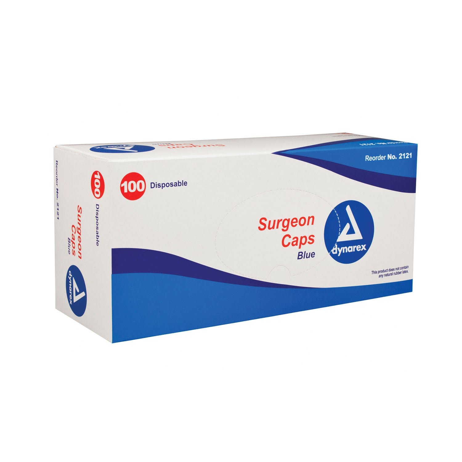 Surgeons Cap, Blue, Garrison Style, 100/bx, 5 bx/cs