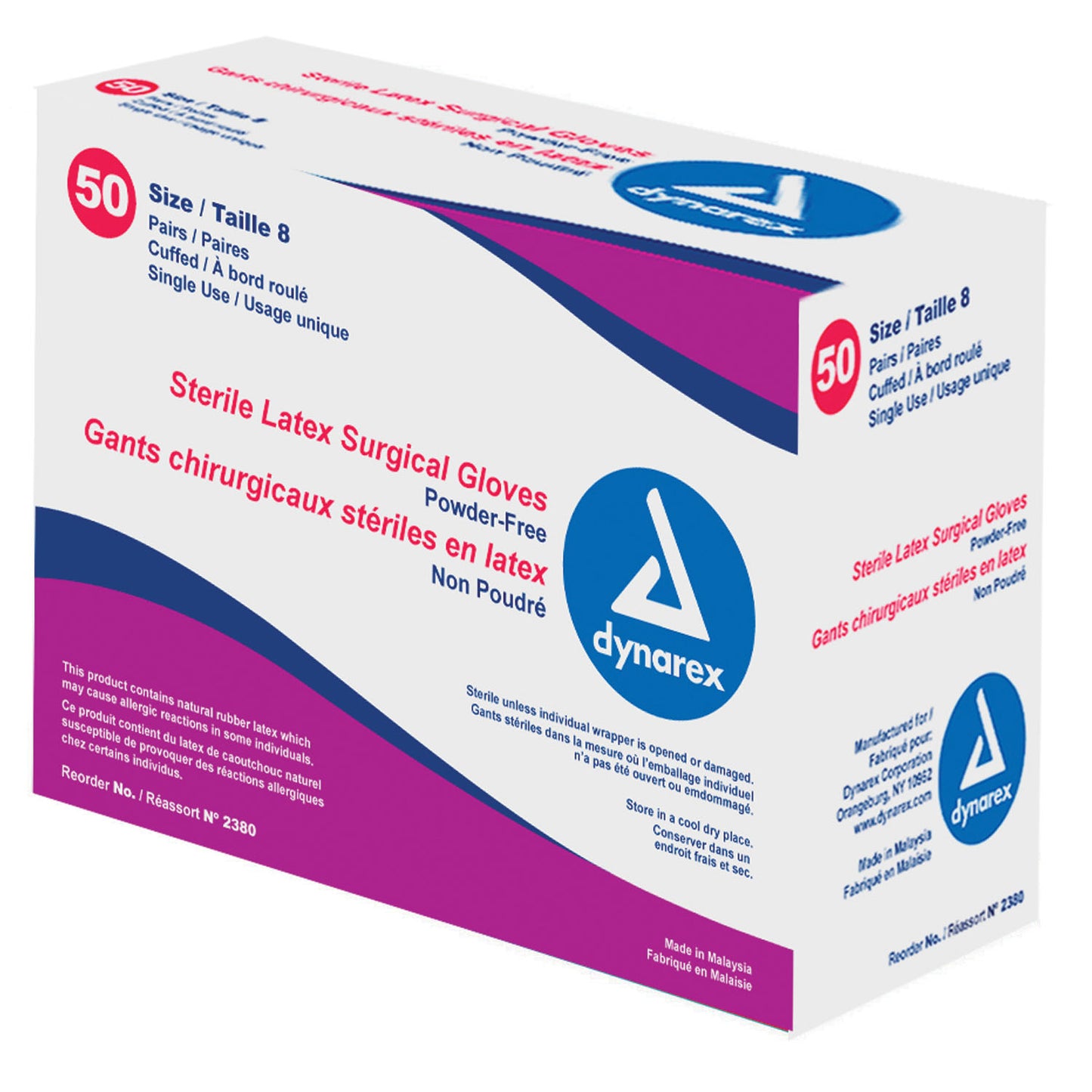 Surgeons Glove, Sterile, Powder Free (PF), Size 6.0,  Latex, Pairs, 50 pr/bx, 4 bx/cs (Products cannot be sold on Amazon.com or any other 3rd party site)