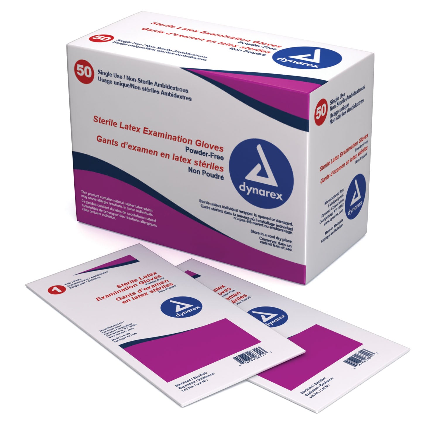 Exam Glove, Latex, Sterile, Powder Free (PF), (Pairs) Medium, 50 pr/bx, 8 bx/cs (Products cannot be sold on Amazon.com or any other 3rd party site)