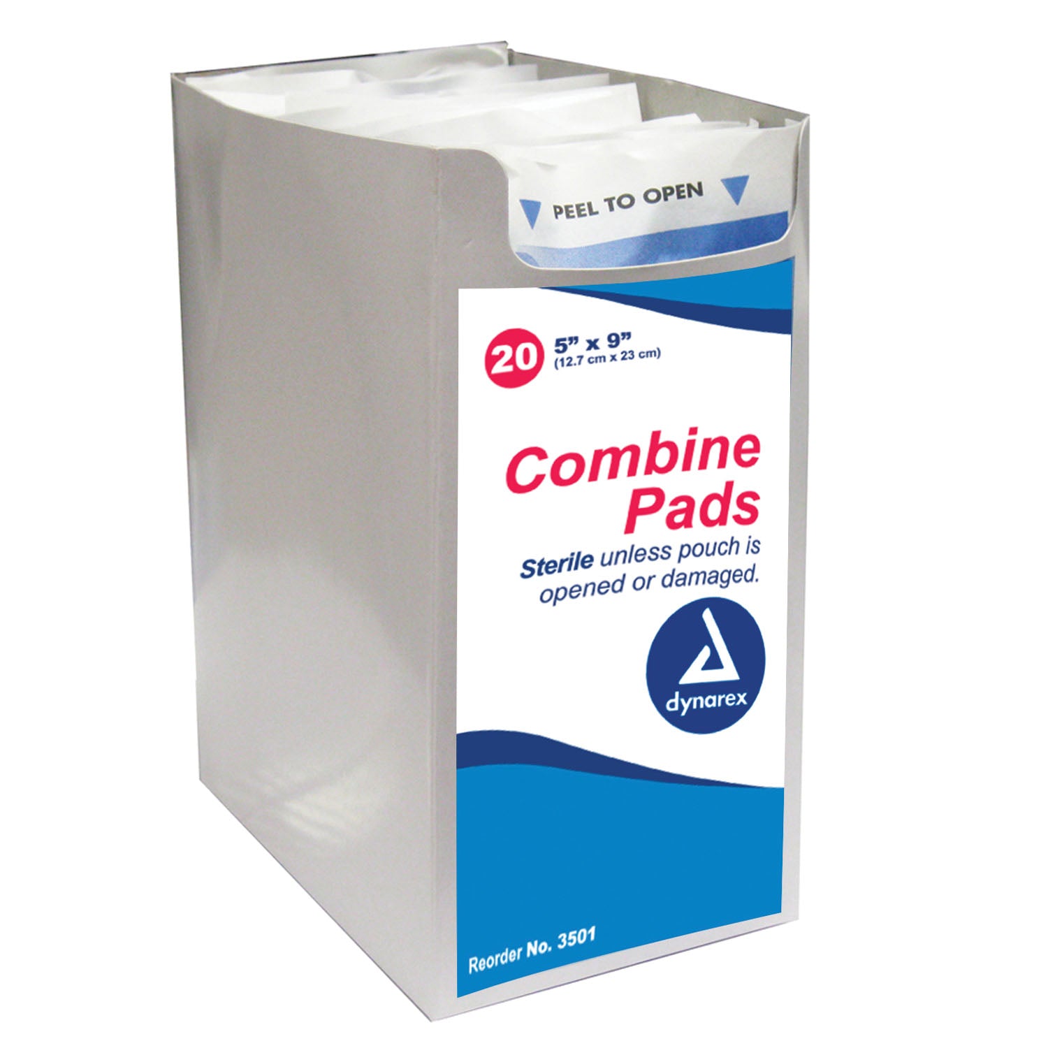 Combine Pad, 5" x 9", Non-Sterile, Bulk, 576/cs (Products cannot be sold on Amazon.com or any other 3rd party site)