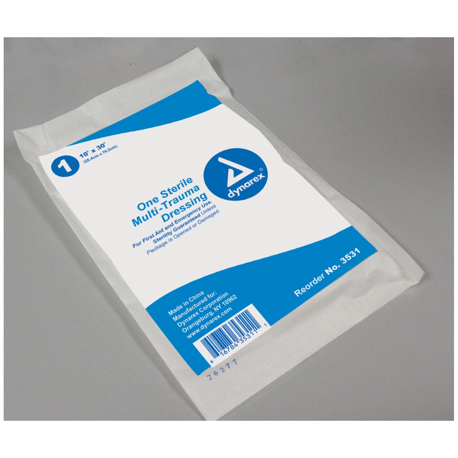 Multi-Trauma Dressing, 10" x 30", 50/cs (Products cannot be sold on Amazon.com or any other 3rd party site)