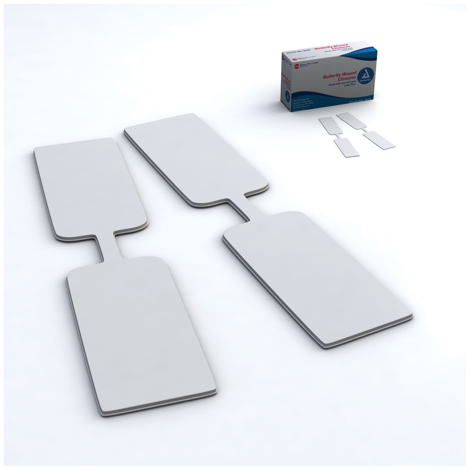 Butterfly Wound Closure, Medium, 3/8" x 1 13/16", 100/bx, 24 bx/cs (Products cannot be sold on Amazon.com or any other 3rd party site)