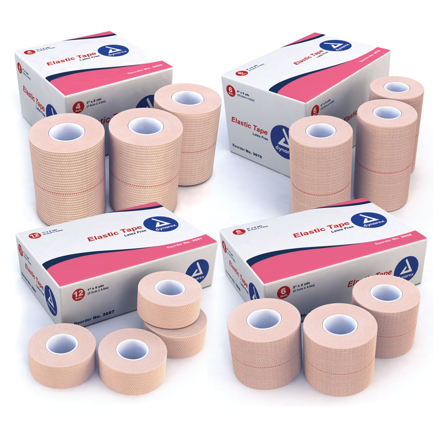 Elastic Tape, 2" x 5 yds, 6/bx, 12 bx/cs (Products cannot be sold on Amazon.com or any other 3rd party site)