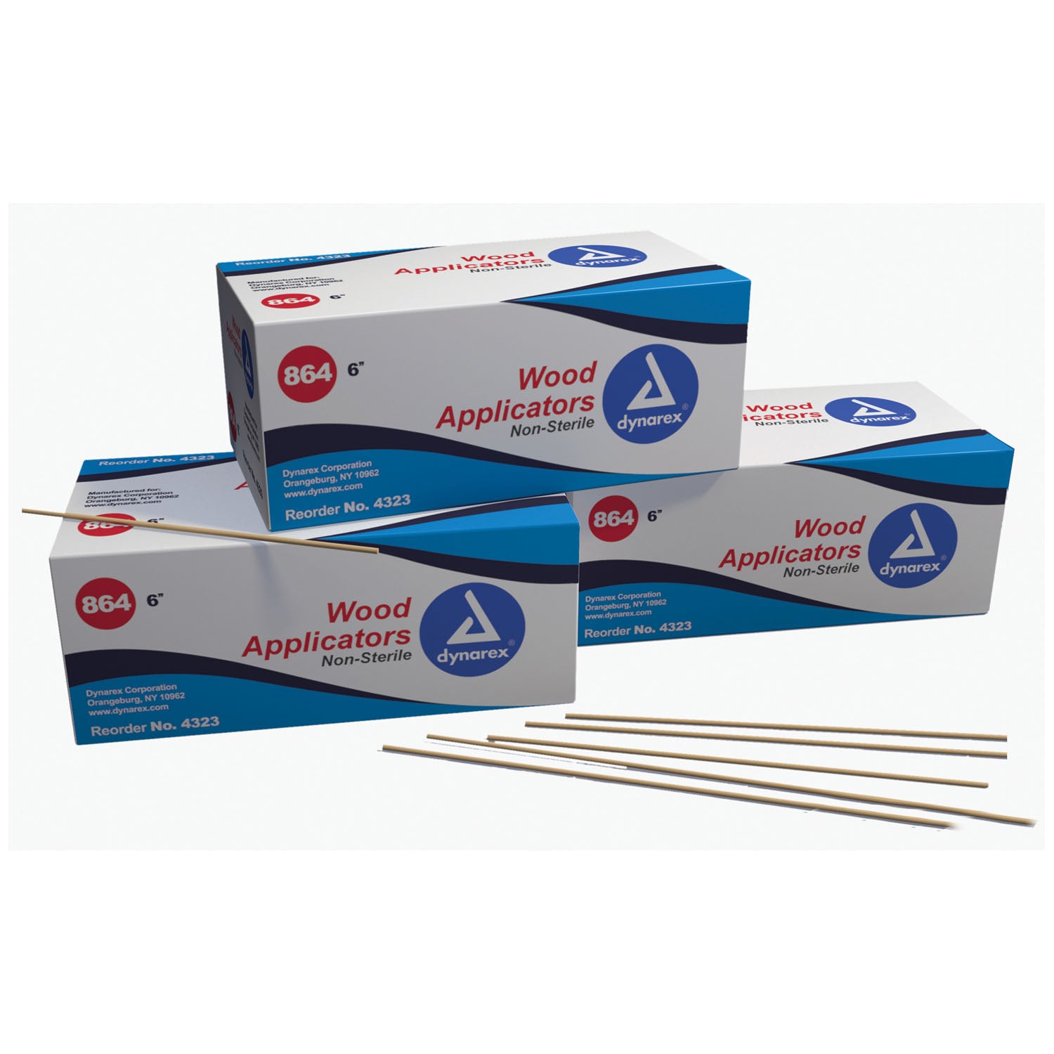 Wood Applicator, Plain 6", 72 doz/bx, 12 bx/cs (Products cannot be sold on Amazon.com or any other 3rd party site)