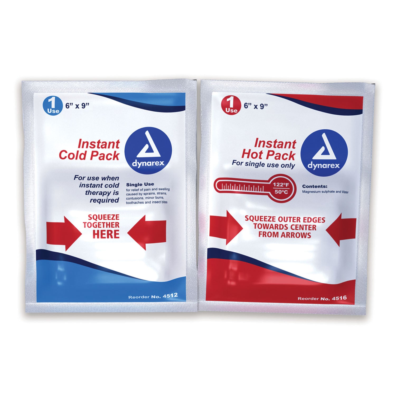 Instant Cold Pack, 4" x 5", 24/cs (Products cannot be sold on Amazon.com or any other 3rd party site)