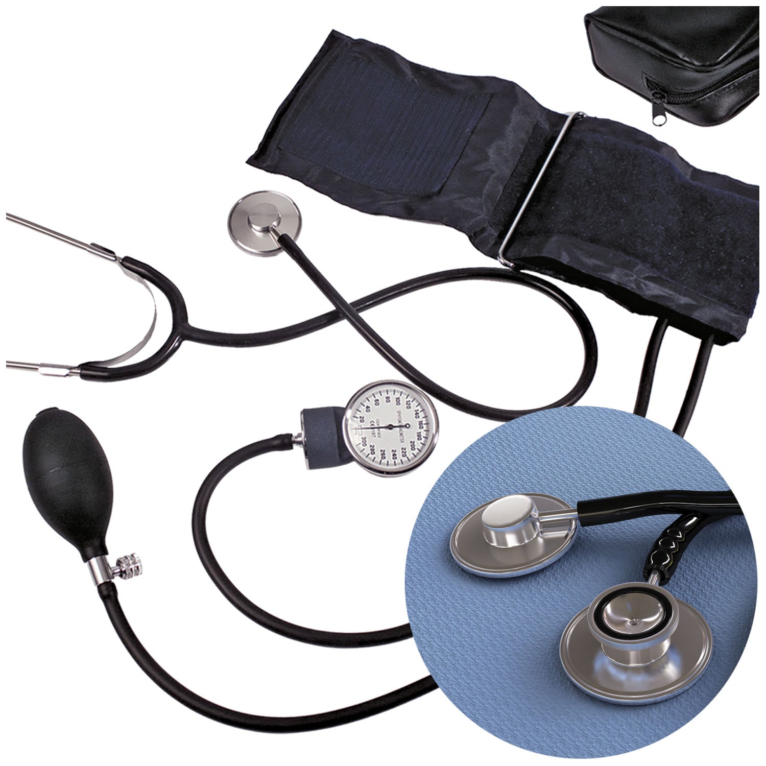 Blood Pressure Kit, Dual Head Stethoscope, 10/cs (Products cannot be sold on Amazon.com or any other 3rd party site)