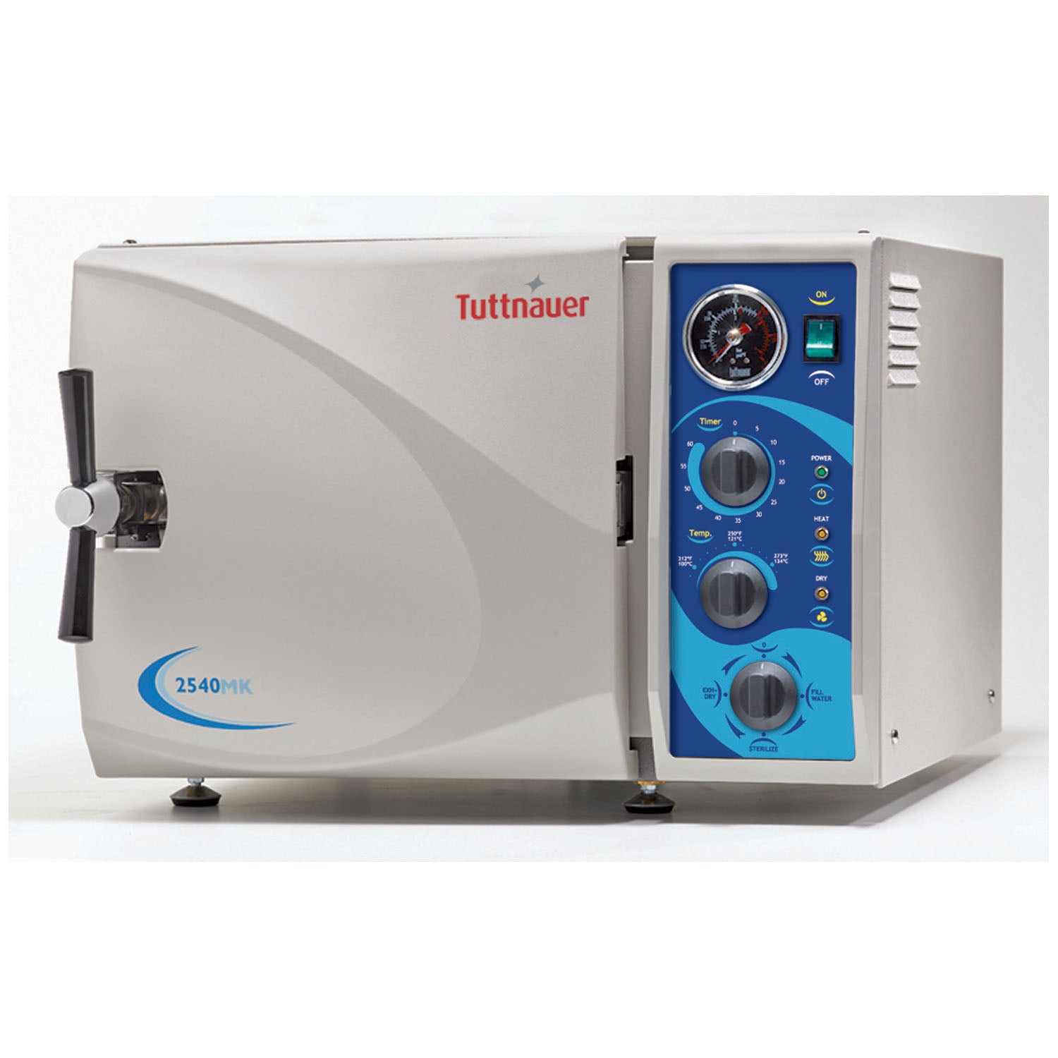 Autoclave, 220V, 10"Dia x 18.7"D Chamber Size, 6 Gallon Volume, 4 Trays