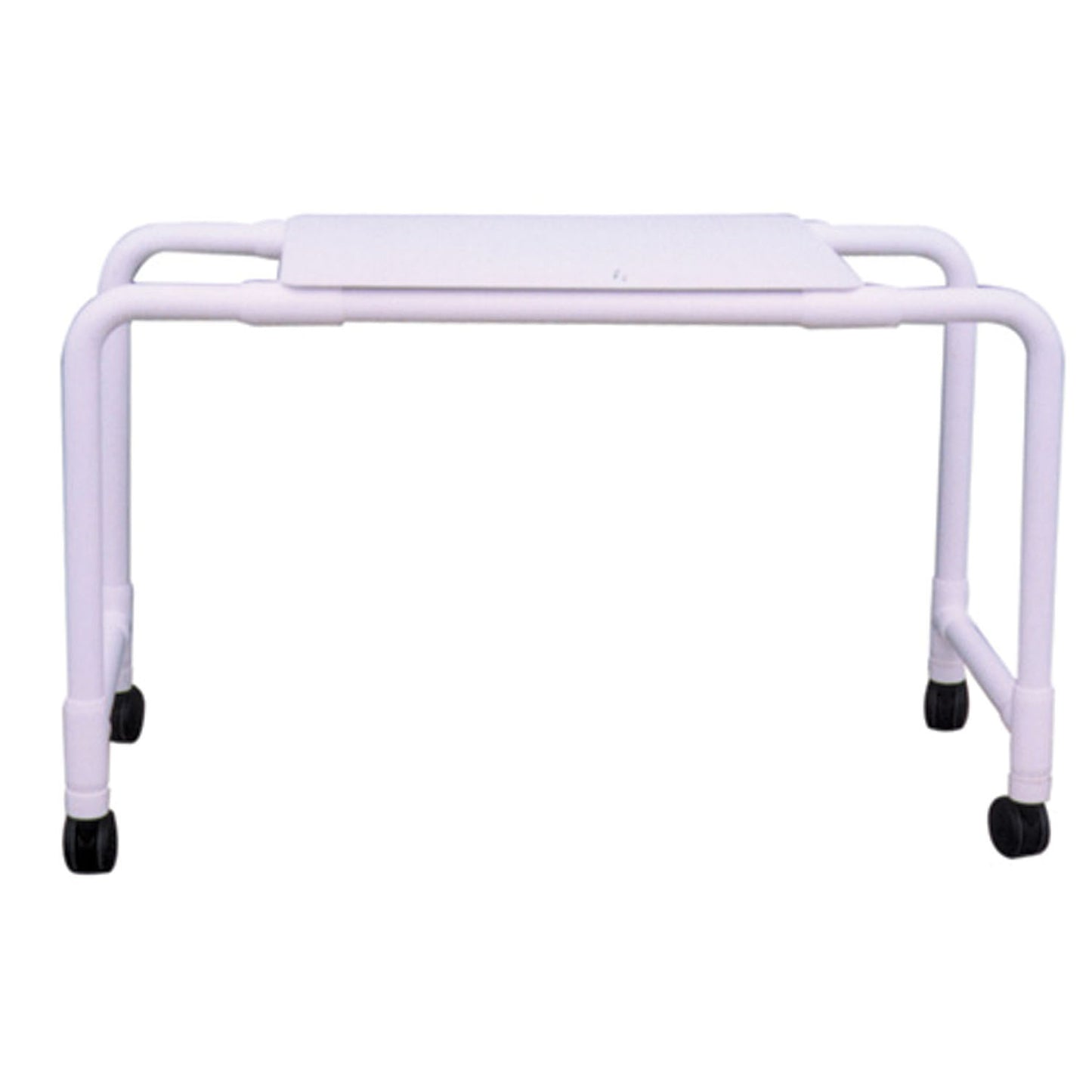 Overbed Table (Fixed Height), 3" Twin Casters, Straight Top