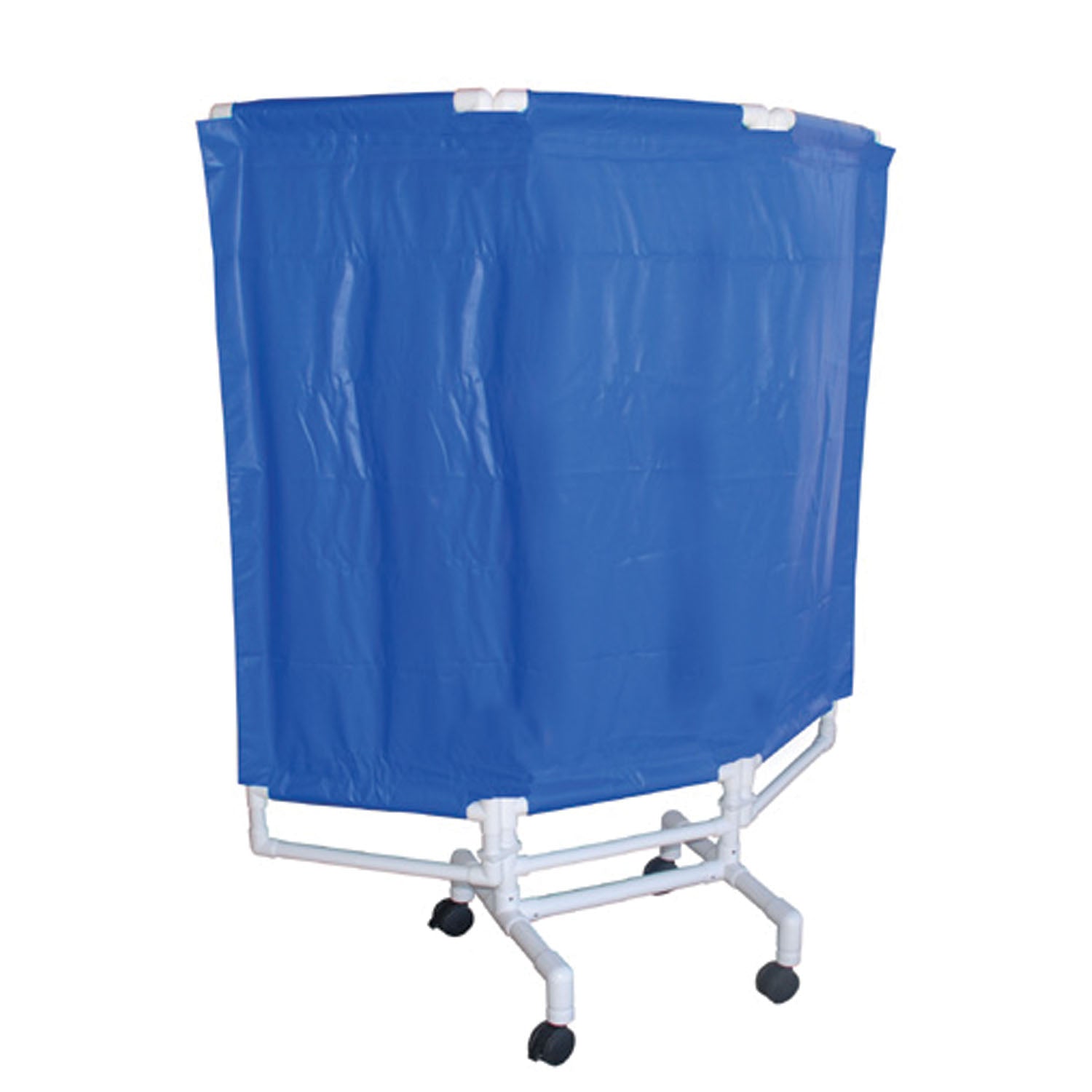 Portable Privacy Screen, 3-Panel 21"W x 51"H, 2" Twin Nylon Casters