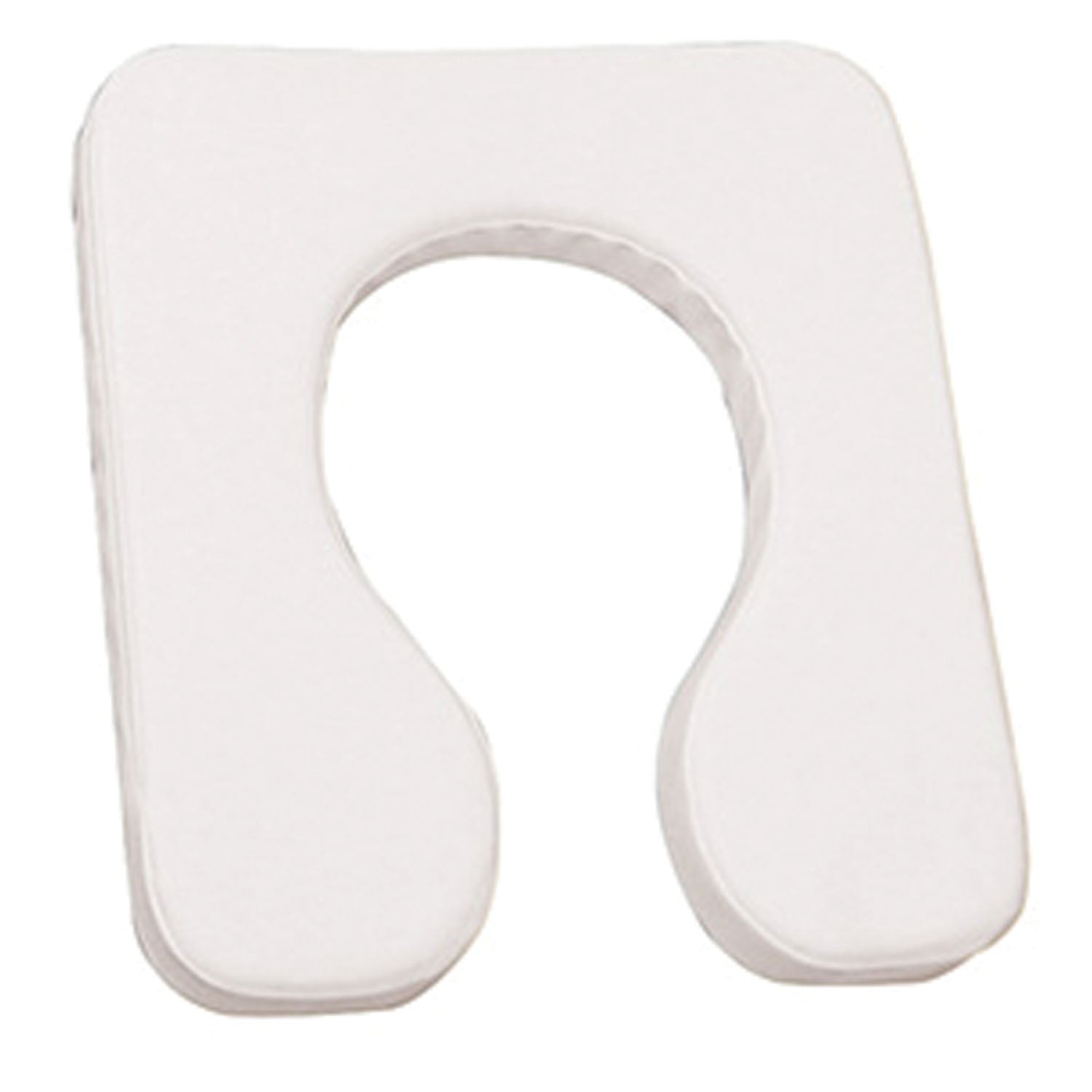 Deluxe Elongated Open Front Soft Seat (ideal for male) (reinforced for bariatric weight 700 lbs) (upgrade)