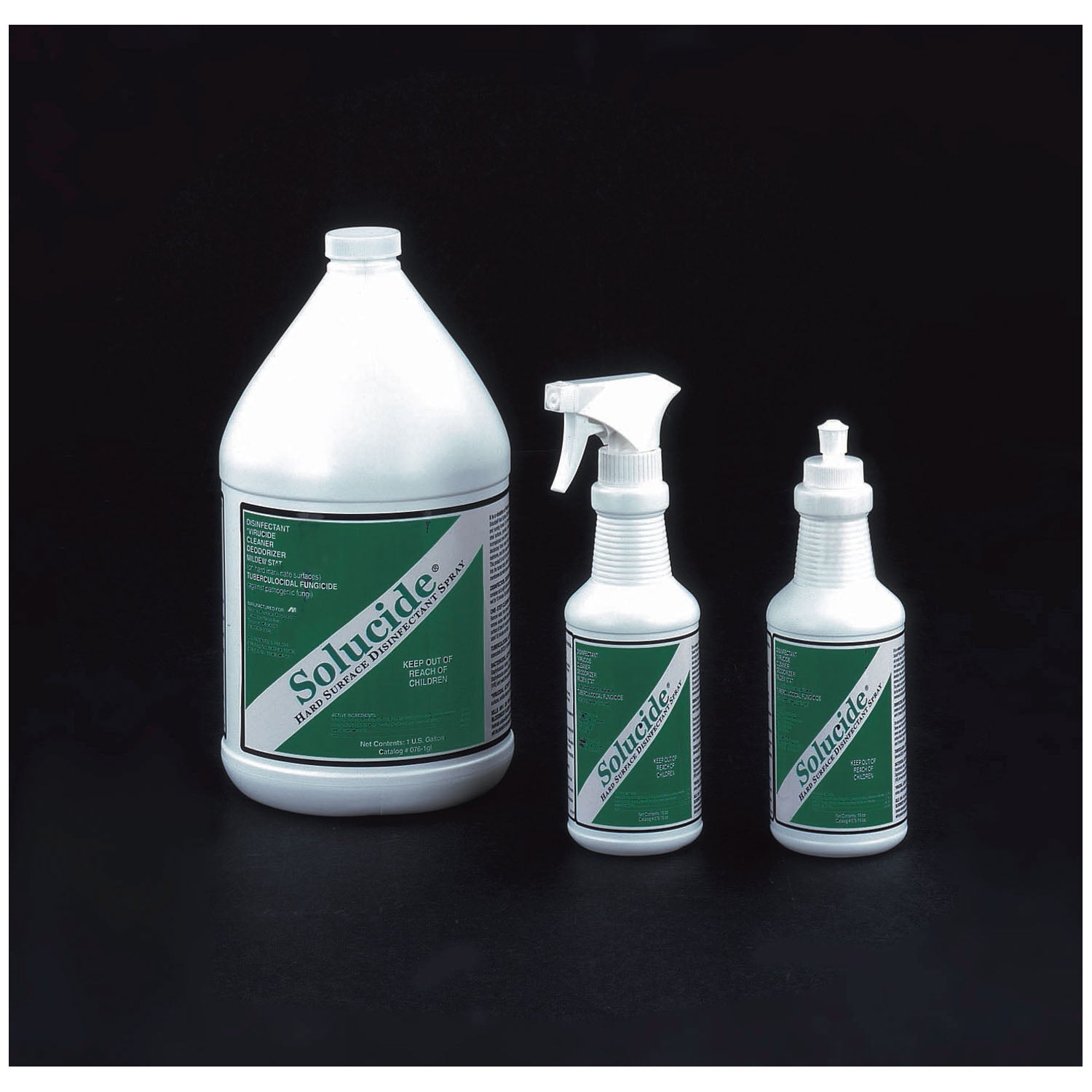 Solucide Disinfectant, 16 oz Spray/ Squirt Bottle