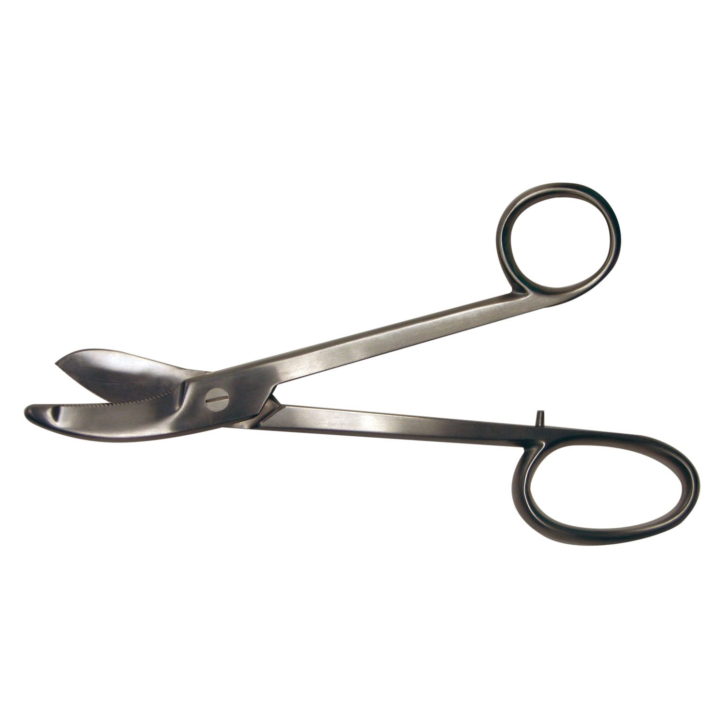 Bruns Bandage Scissor, One Saw Edge, 9"