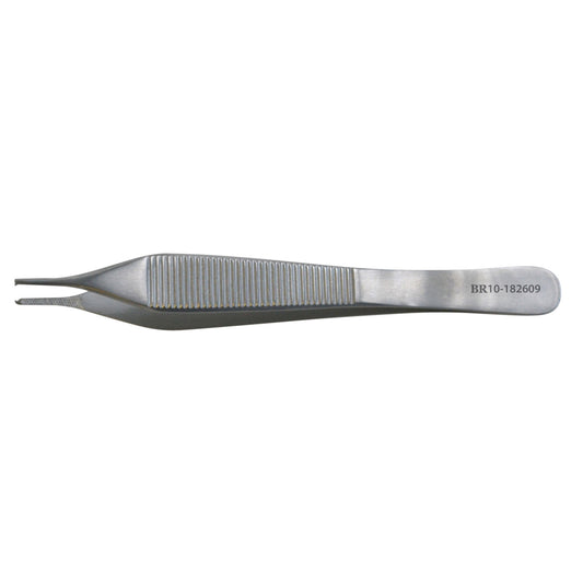 Adson Forcep, 1x2 Teeth, Cross Serrations, 4_"