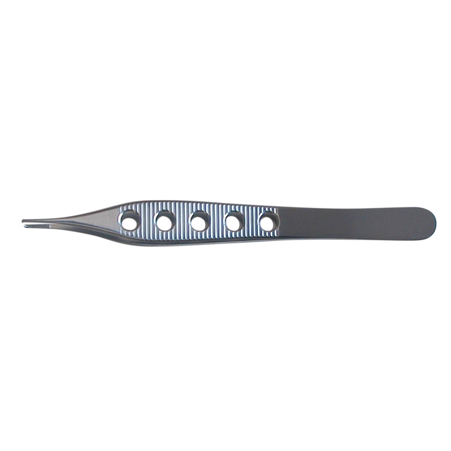 Adson Forcep, Serrated, Lightweight Fenestrated Handle, 4_"