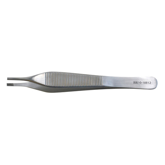 Brown-Adson Tissue Forcep, 7x7 Side-Grasp Teeth, 4_"