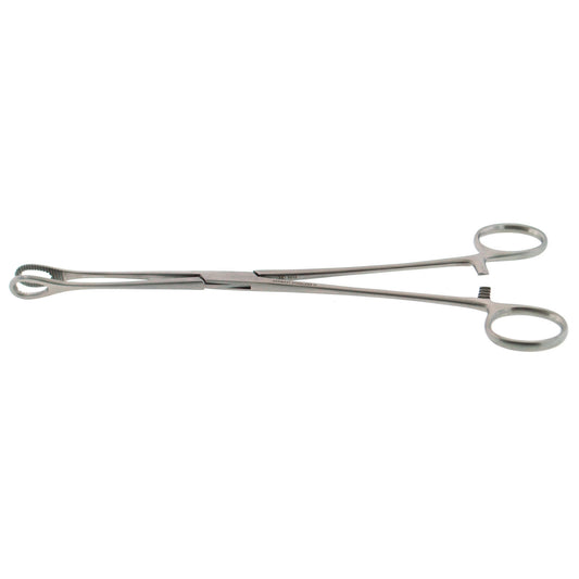 Foerster Forcep, Serrated, Curved, 9_"