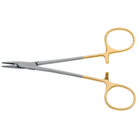 Halsey Needle Holder, Serrated, 5 1/8" TC
