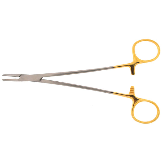 Debakey Needle Holder, Straight, Serrated, 7" TC