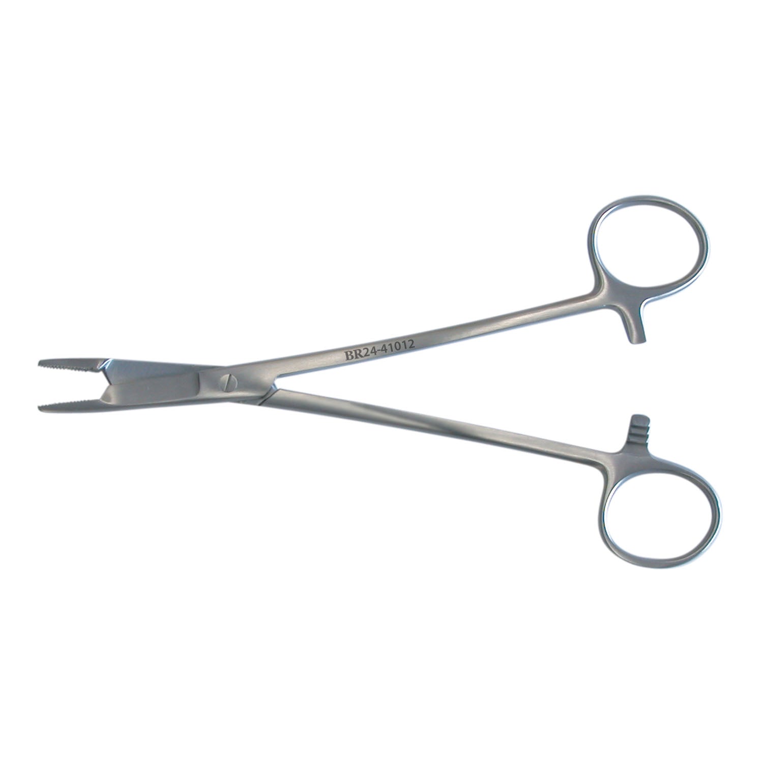 Olsen-Hegar, Needle Holder with Suture Scissor, Straight, Serrated, 4_"