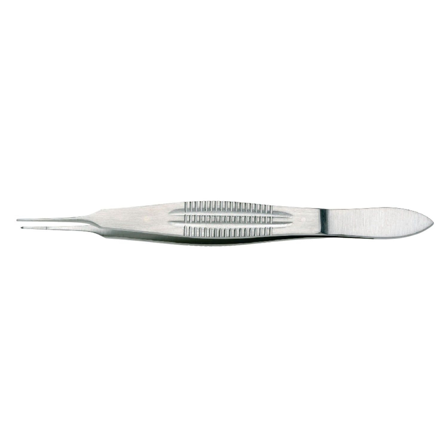 Castroviejo Suturing Forcep, 1x2 Teeth, Tying Platform, Tip 0.5mm, Wide Handle, 4_"