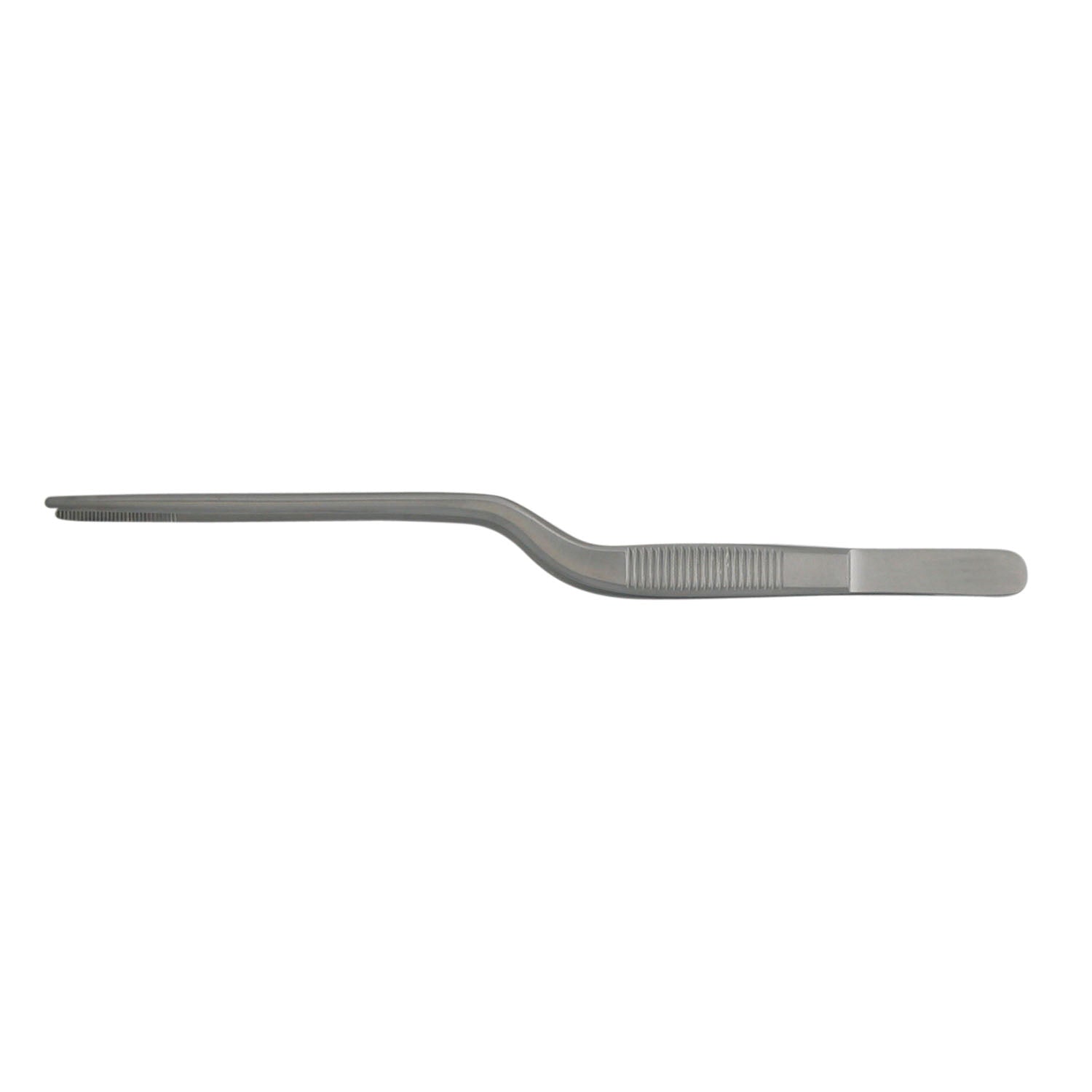 Jansen Bayonet Dressing Forcep, Serrated, 7 7/8"