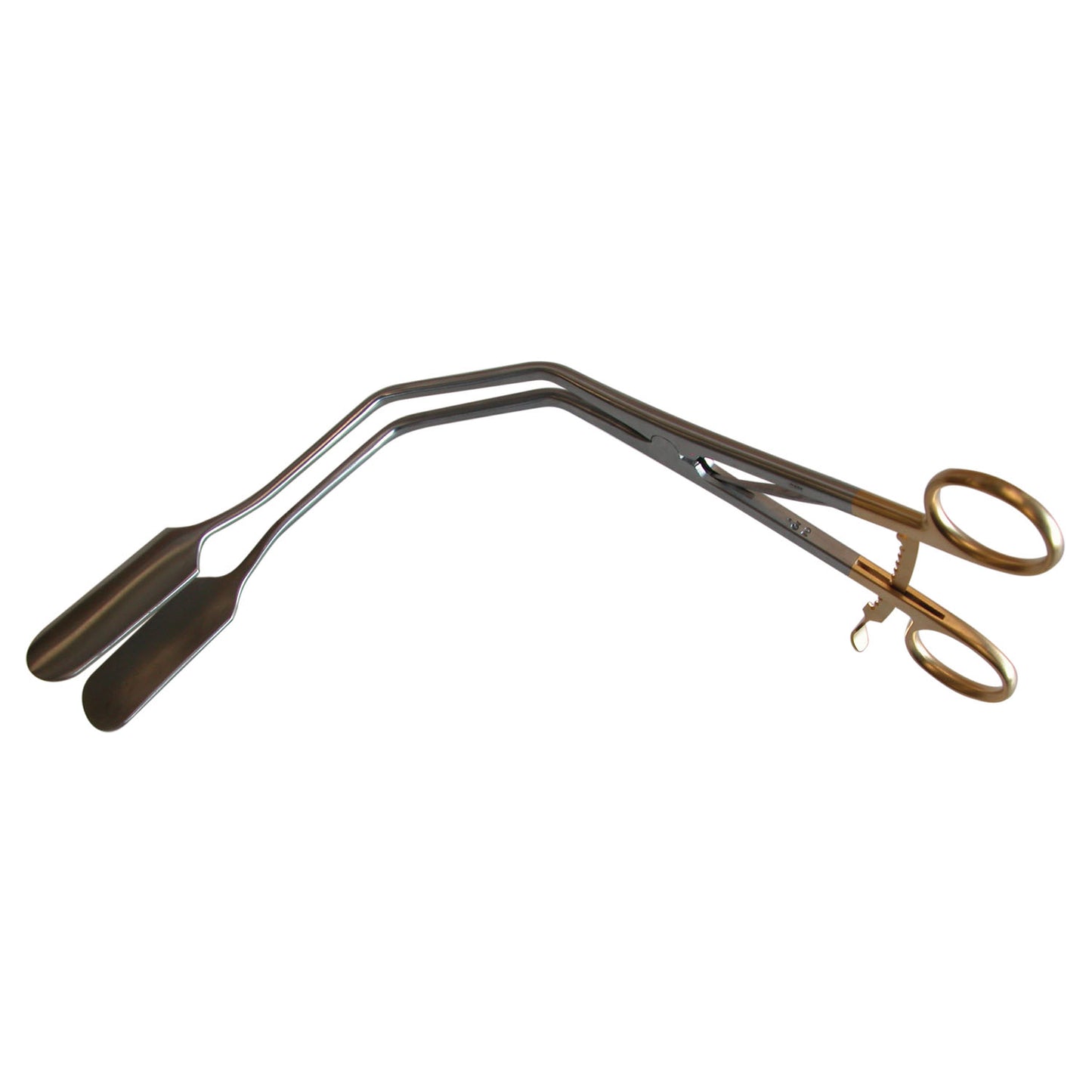 Lateral Vaginal Retractor with Ratchet, 22 x 54mm Solid Blade, 7/8" x 2_"