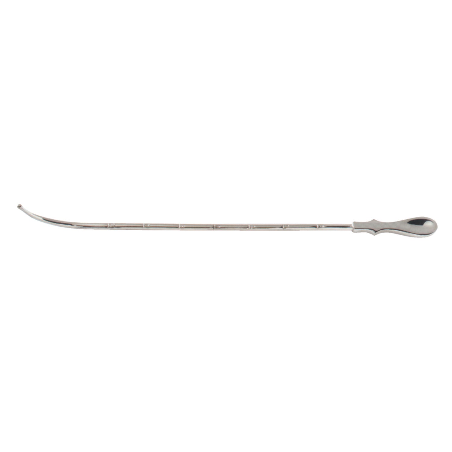 Simpson Uterine Sound, Graduated Silver-Plated, Working Length 9"