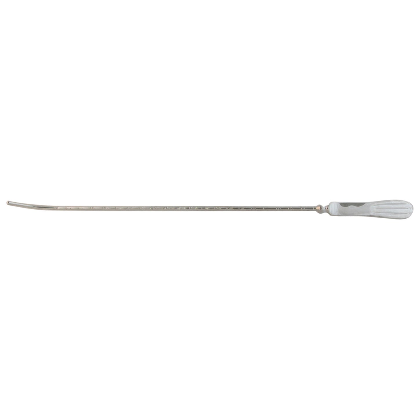 Sims Uterine Sound, Graduated Malleable, Silver-Plated, 13"