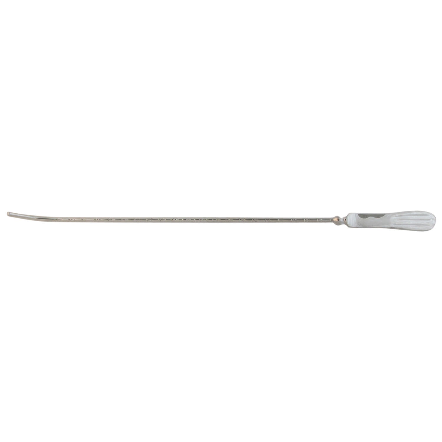 Sims Uterine Sound, Graduated Malleable, Silver-Plated, 13"