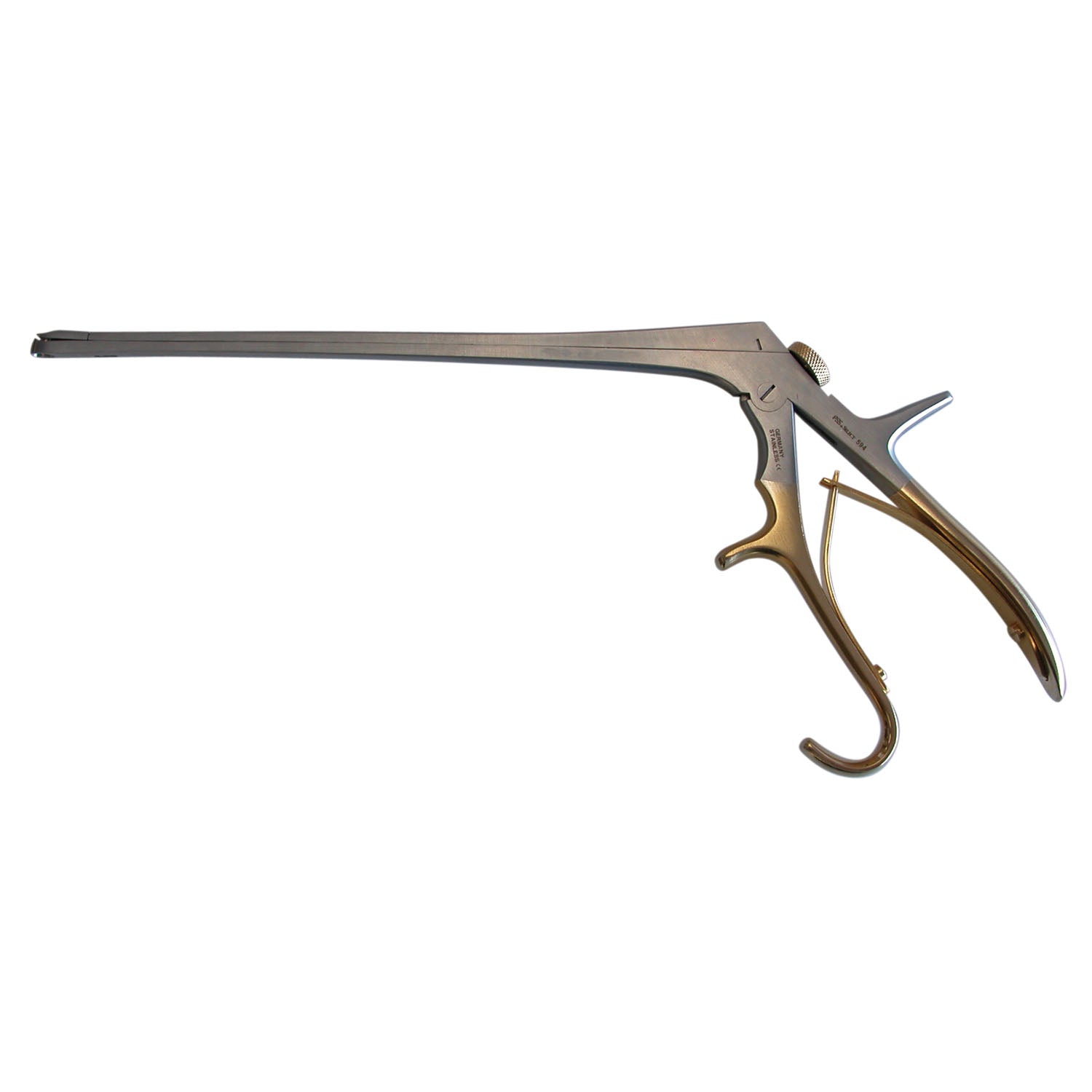 Tischler (Burke) Baby Biopsy Punch, 4.5 x 3 x 1.5mm Oval Bite, 9_", Gold Series