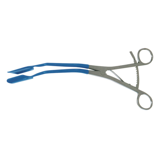 Lateral Vaginal Retractor with Ratchet, Medium, 22 x 57mm Blade, Insulated Blue Coating For Electrosurgical, 7_"