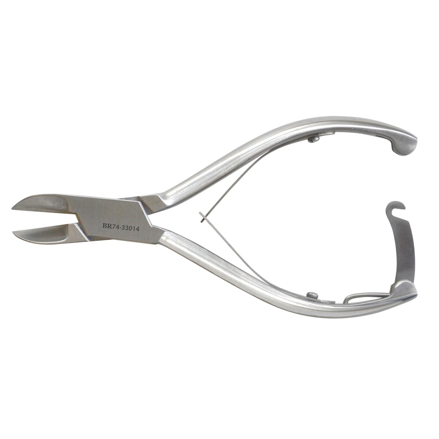 Nail Nipper, Straight Jaws, Double Spring with Lock, 5_"