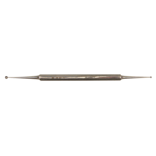 Excavator-Probe Curette, Double End with Hole, 2.5mm-1.5mm, 5_"