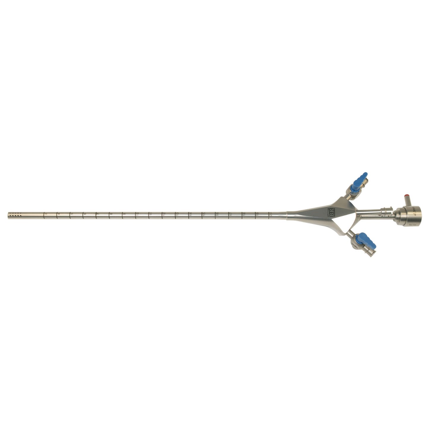 Hysteroscopy Sheath For  2.7/ 2.9mm 30 Scope, 5FR Working Channel, Continuous Flow, Single Piece Sheath with Replaceable Stopcocks, 210mm Working Length, 5.5mm 