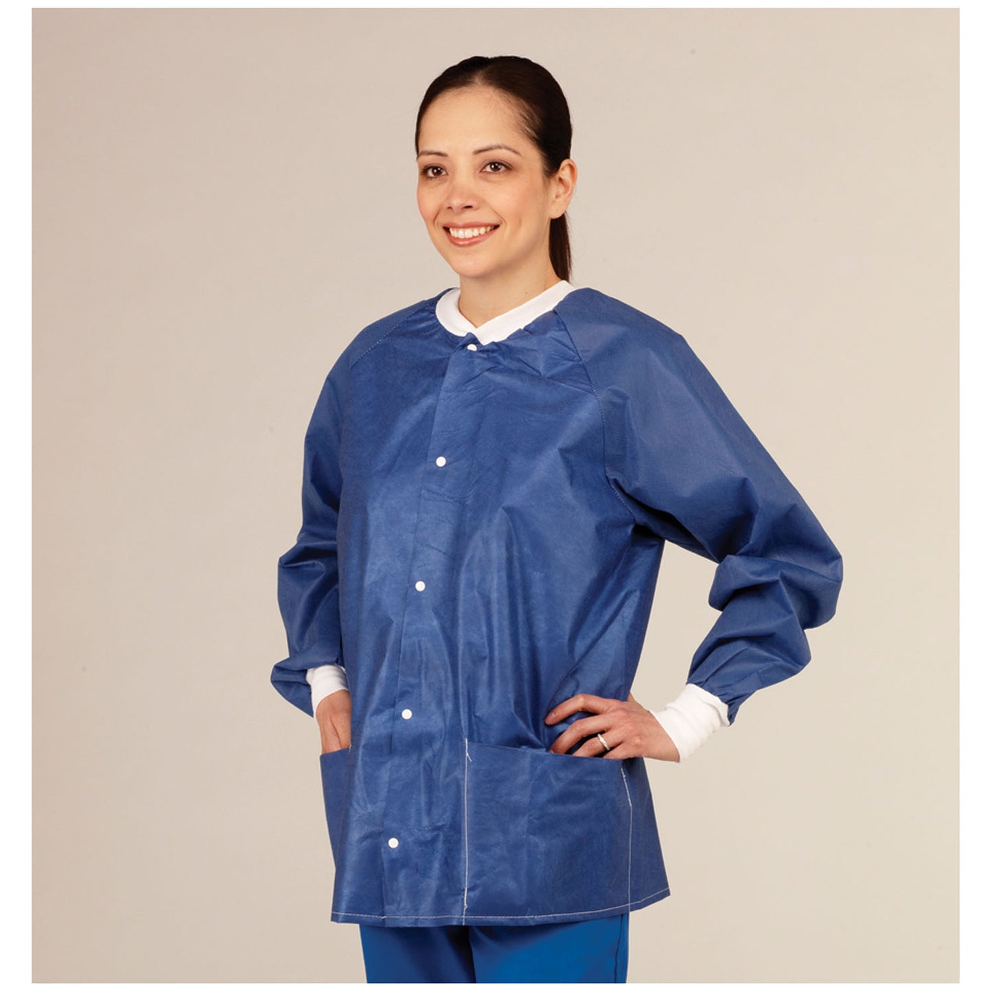 Jacket, Medium, Blue, 25/cs