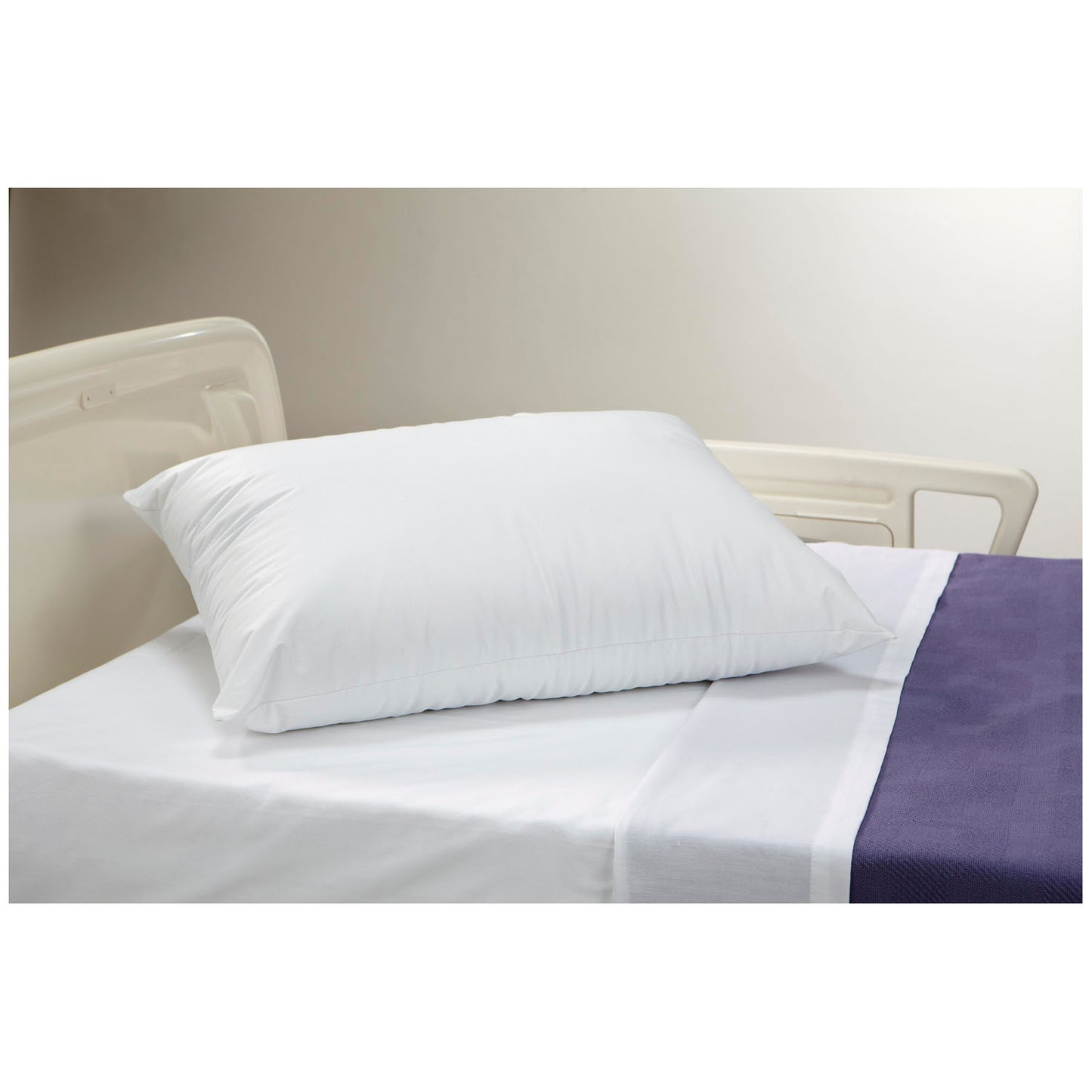 Pillow, White, 21" x 27", Medium Loft, 12/cs