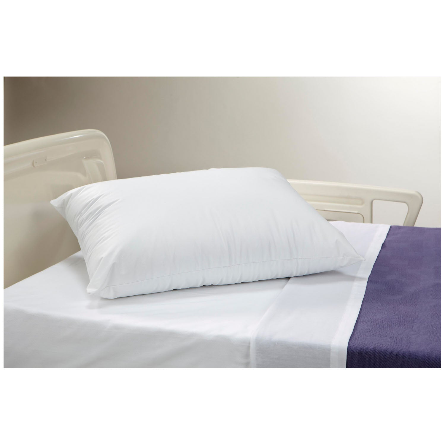 Pillow, White, 21" x 27", Medium Loft, 12/cs