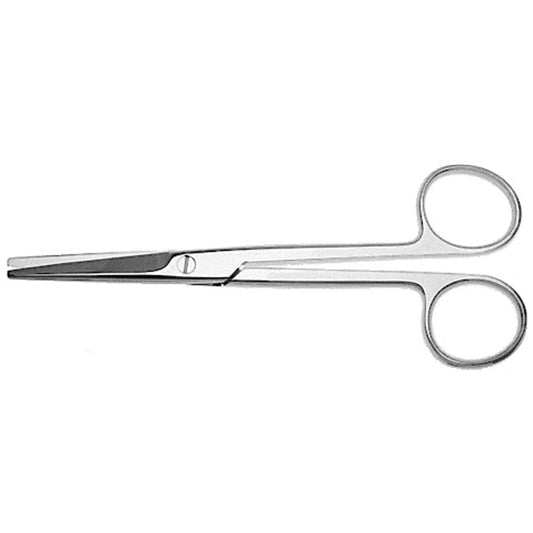 Mayo Scissors , Standard, Beveled Blades , Straight , Overall Length: 6_"