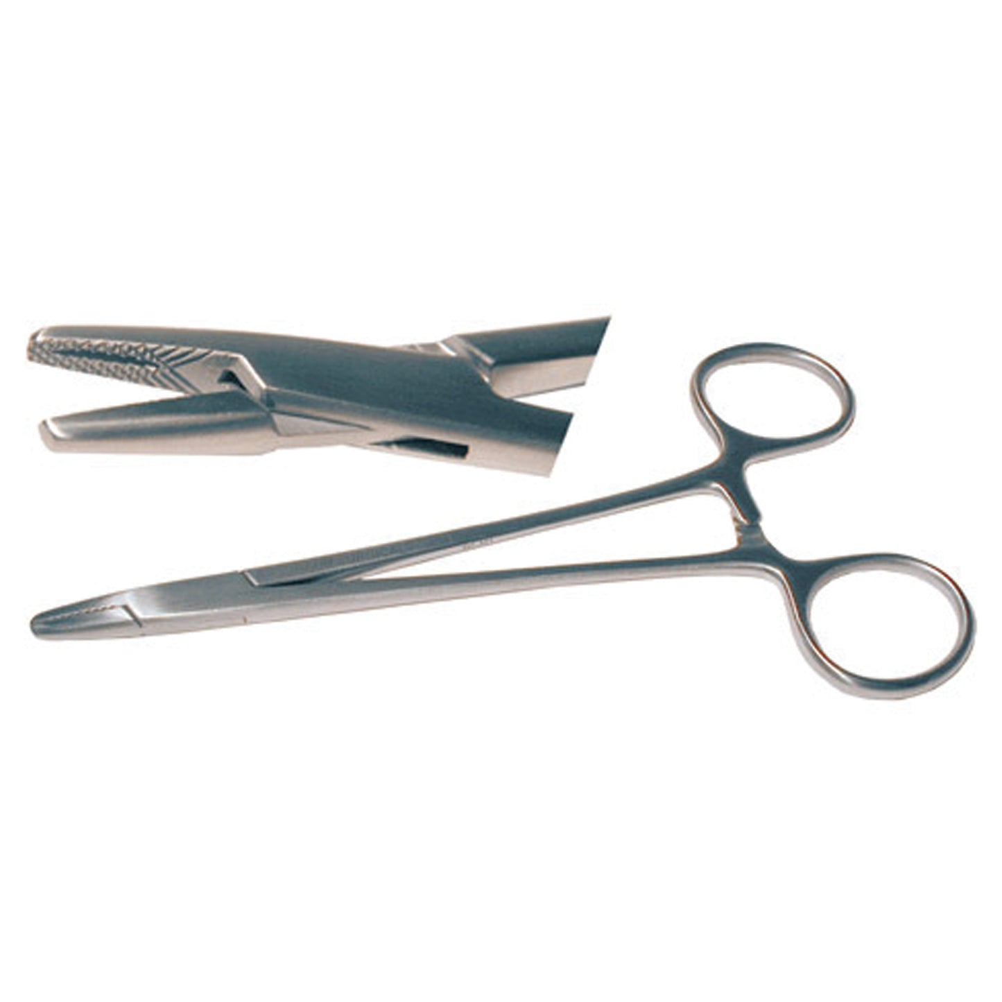 Needle Holder, Fenestrated Jaws, 8" (20.3 Cm)