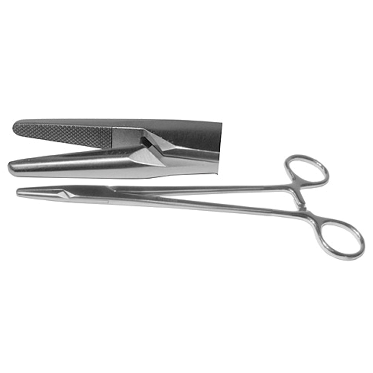 Needle Holder, Tungsten Carbide, Serrated Jaws, 7" (17.8 Cm)