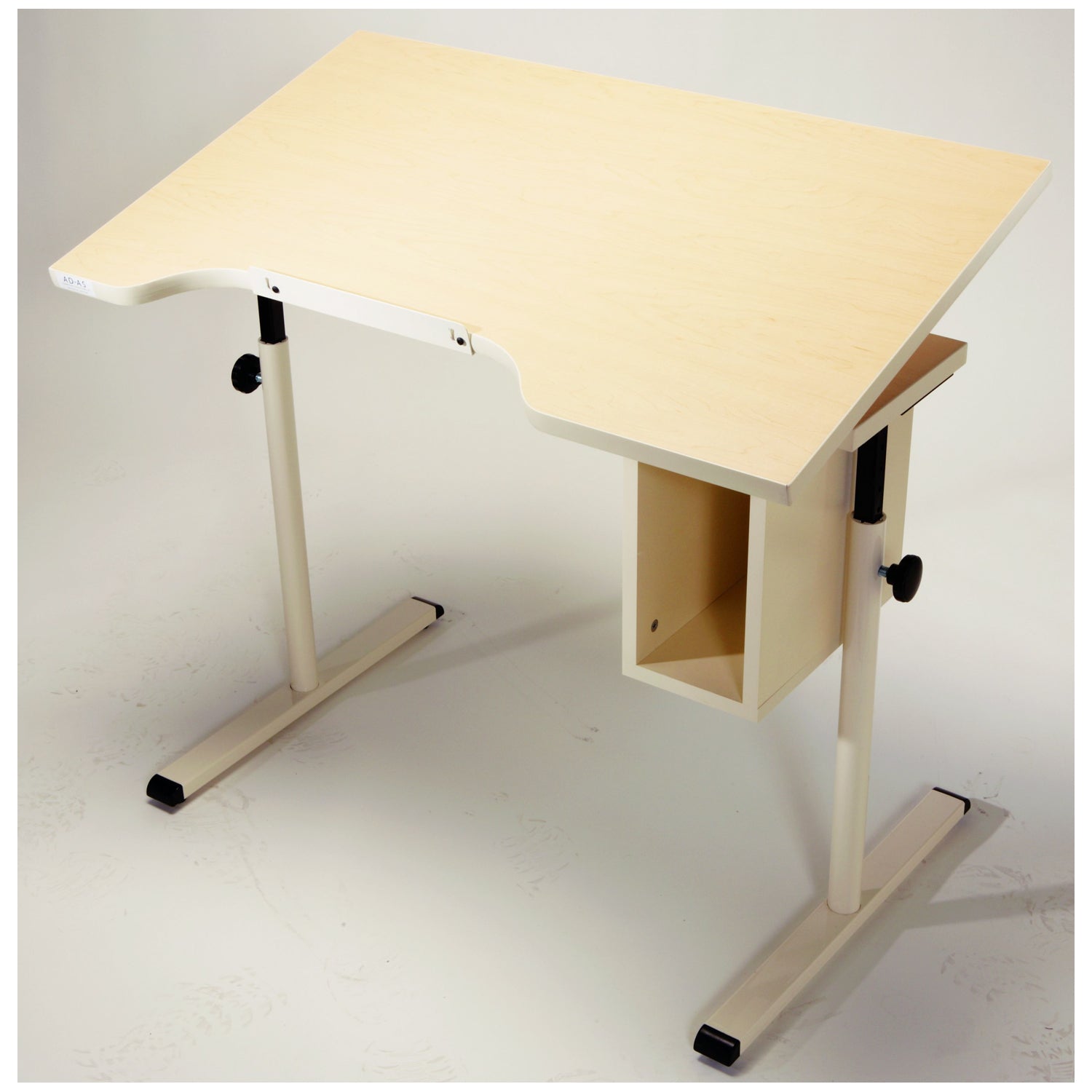 Adjustable Student Desk with Storage & Tilt, 40"L x 24"W, Available in All Finishes, Indicate Color Code (XX) (092949)